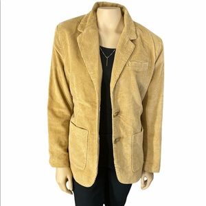 Levi’s Autumn Corduroy Blazer Beige Size Large NWT